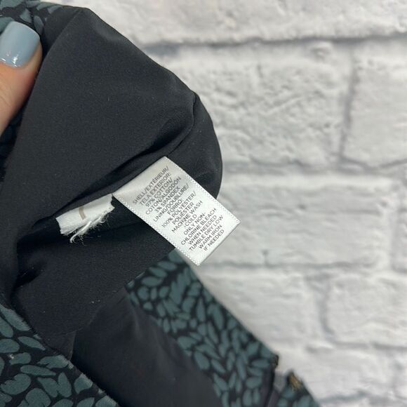 Loft Black and Green Leaf Pencil Skirt Size 8 - Picture 3 of 6